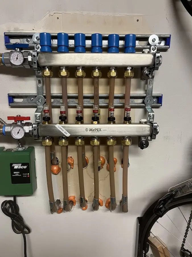 Plumber performing Gas Line Installation at a residential property in Sedro-Woolley